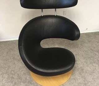 Designer læder stol