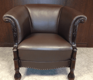 Læder sofa stol
